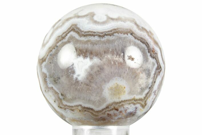 Polished Banded Sowbelly Agate Sphere - Colorado #371015